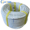 White Twisted PP Rope with Blue Tracking Line